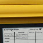 Briefkasten, Leerungszeiten gezeitenabhängig