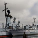 Hafenbecken des Deutschen Marinemuseums in Wilhelmshaven
