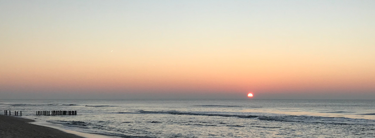 Sonnenuntergang vor Sylt